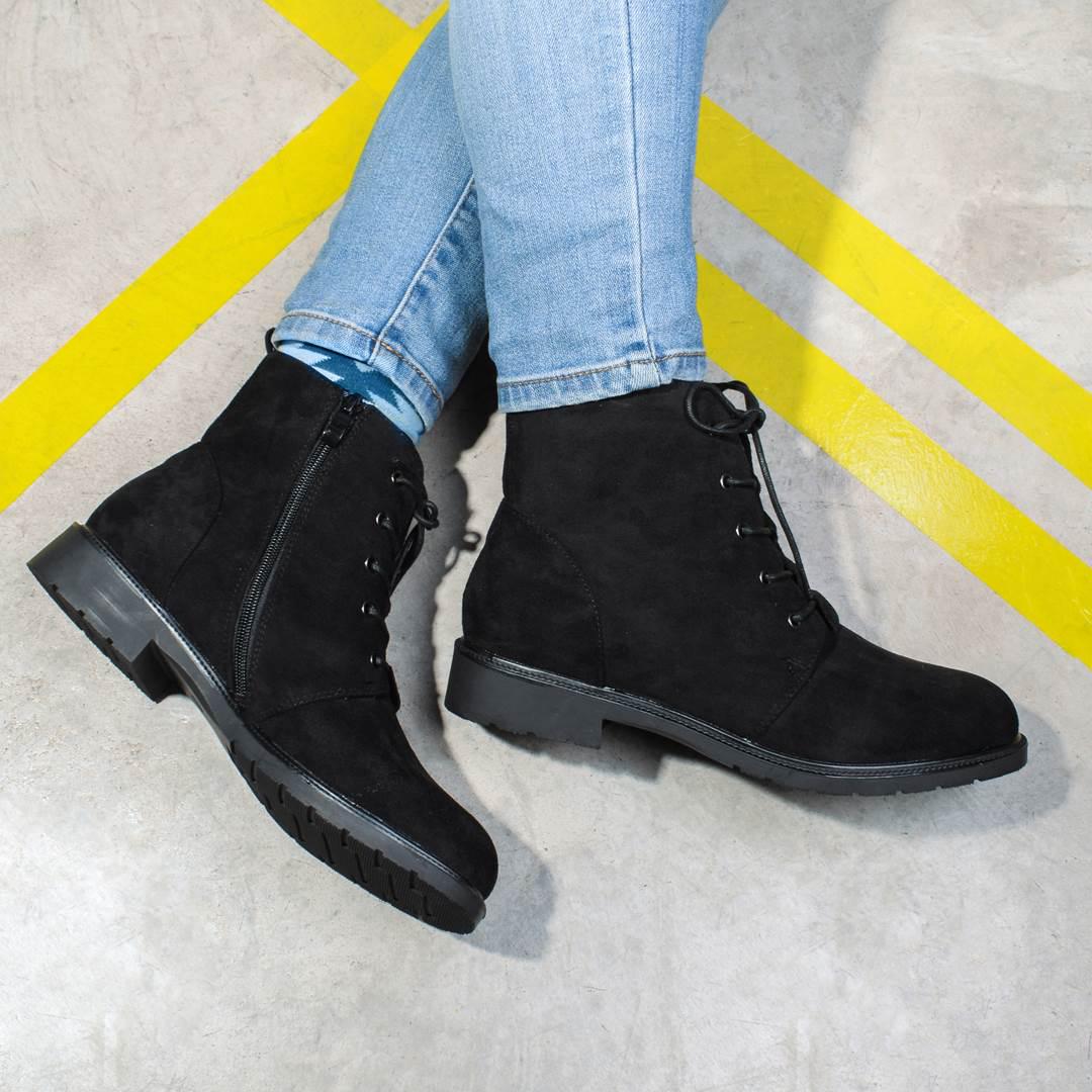 Ботинки женские на шнуровке 327204 р. 41 26 см