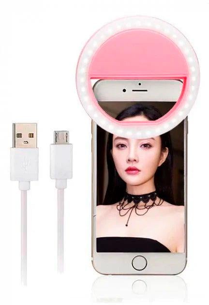 Кольцевая лампа для селфы светодиодная для ярких фото (AR003979)