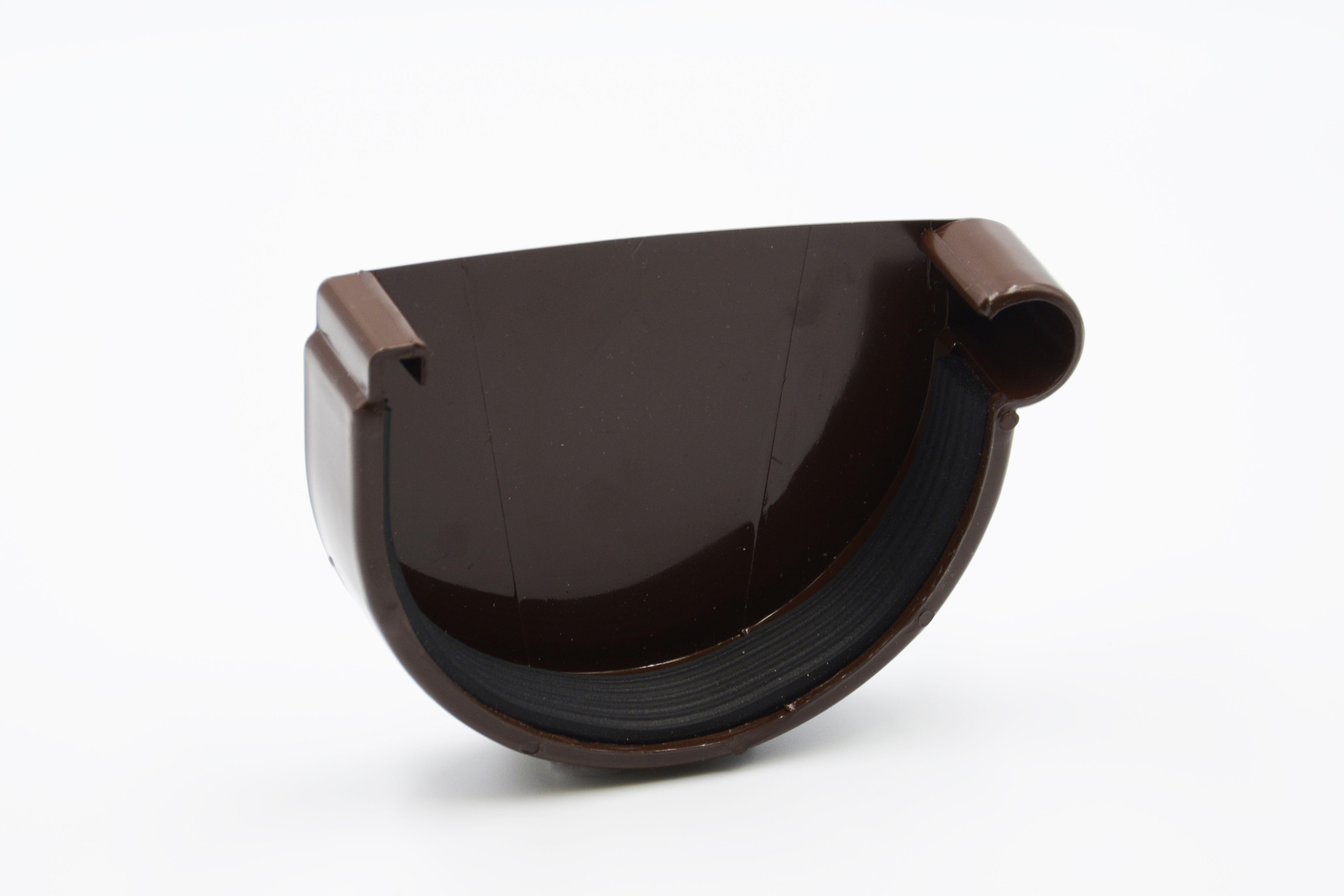 Заглушка ринви RAINWAY D 90 мм права Коричневий RAL 8017 (10.090.06.002.RW) Заглушка ринви RAINWAY D 90 мм права Коричневий RAL 8017 (10.090.06.002.RW)