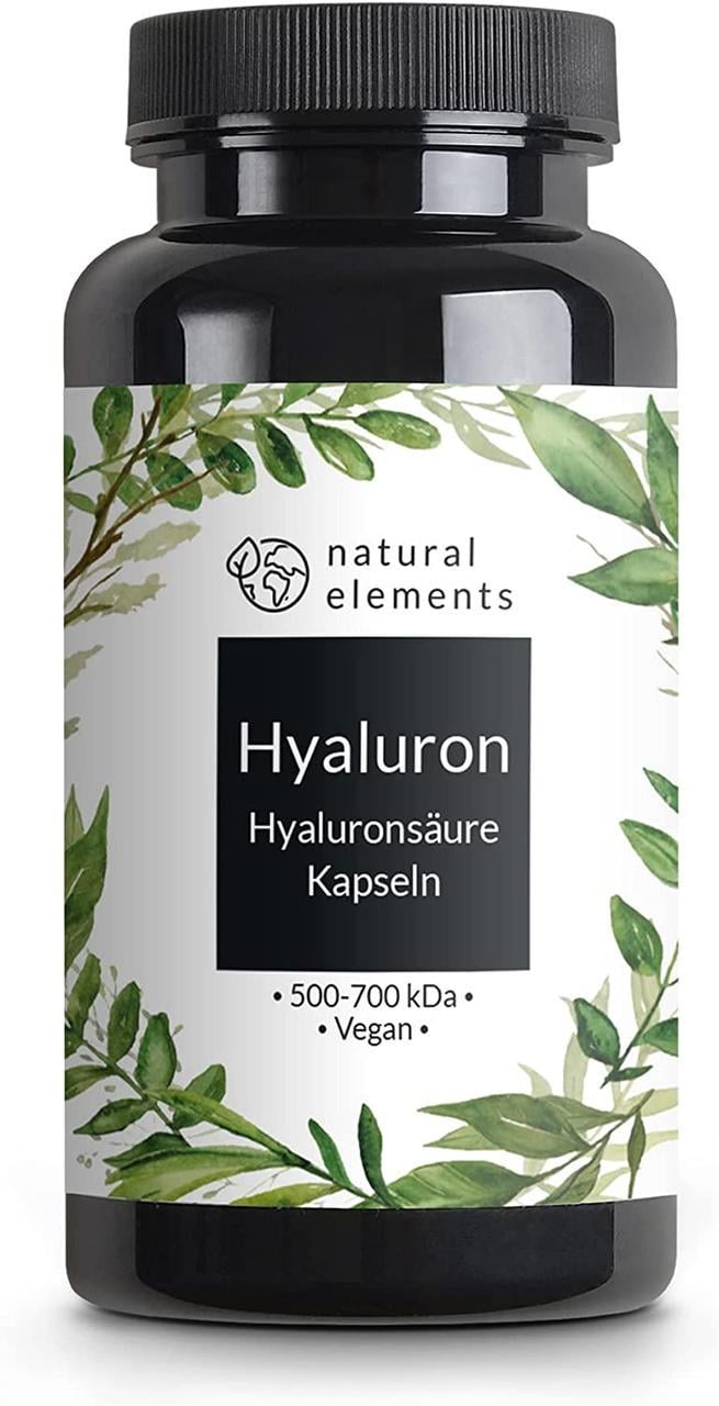 Гиалуроновая Natural Elements кислота 500 мг 90 капсул (50093NEHya90K)
