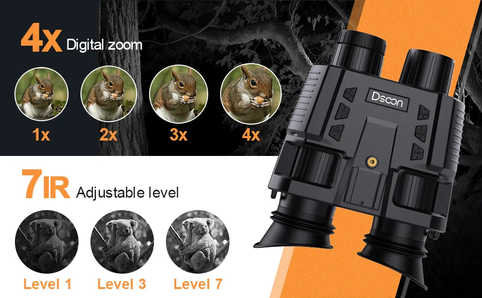 Прибор ночного видения Night Vision Dsoon NV8000 с видео и фото записью до 400 м - фото 8