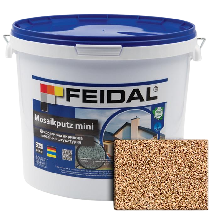 Штукатурка декоративна акрилова мозаїчна Feidal Mosaikputz mini А13 15 кг (1886455517)