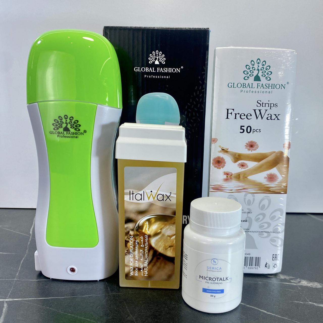 Набор для депиляции Global Fashion с кассетным воскоплавом ItalWax и воском в картридже для рук и ног (23634577) - фото 2 Набор для депиляции Global Fashion с кассетным воскоплавом ItalWax и воском в картридже для рук и ног (23634577) - фото 2