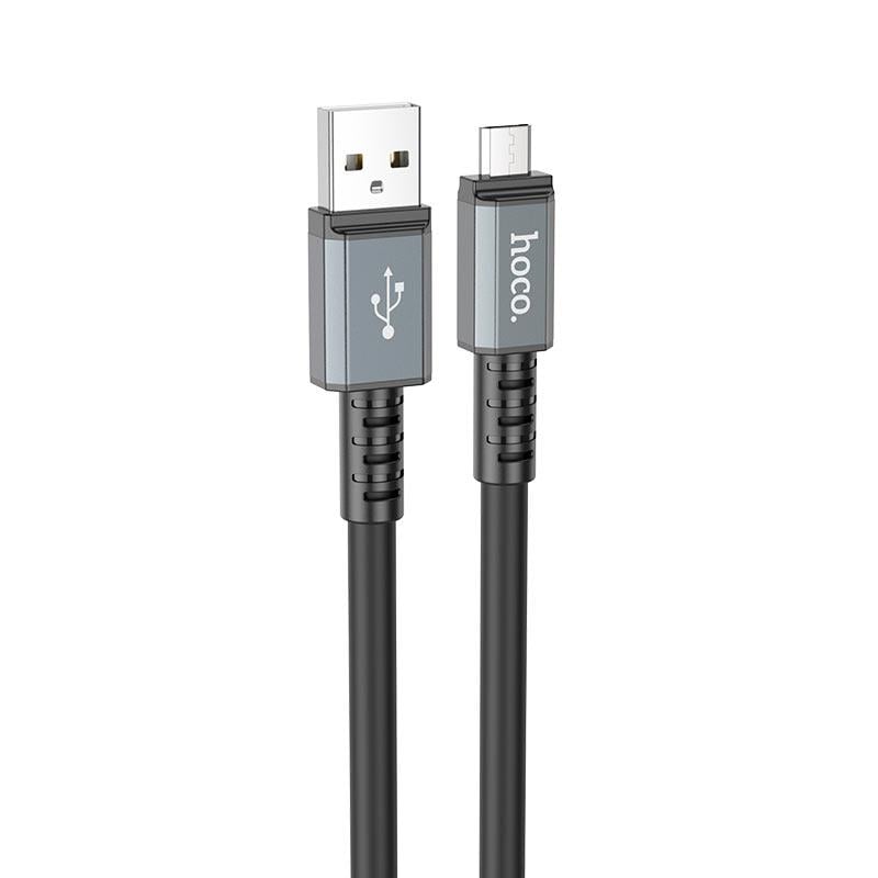 Кабель Hoco Micro USB Strength X85 1 м Black (9822330)