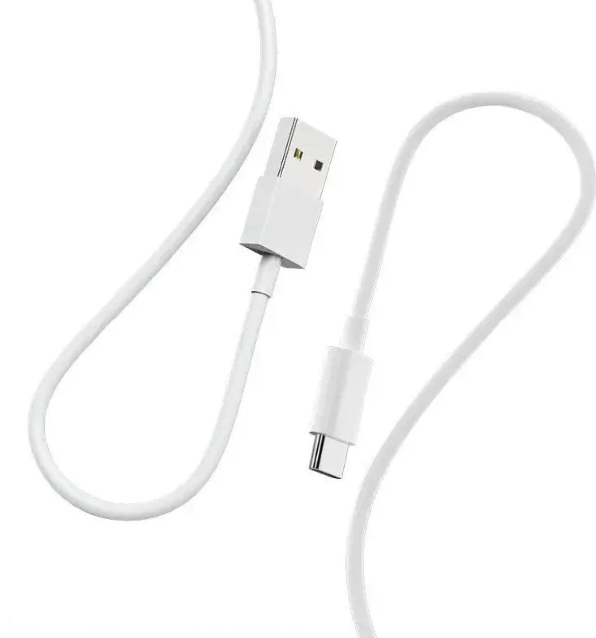 Кабель для зарядки и передачи данных Denmen D22T USB to USB Type C 1 м Белый