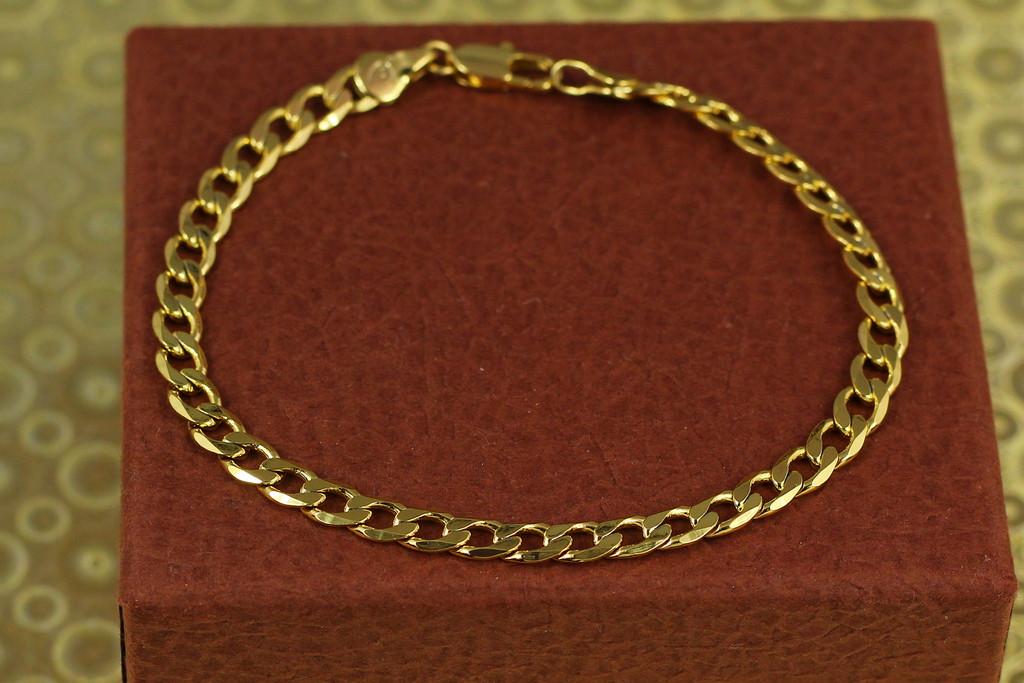 Браслет панцирный Xuping Jewelry 20 см х 5 мм Лимонный (2197736943)