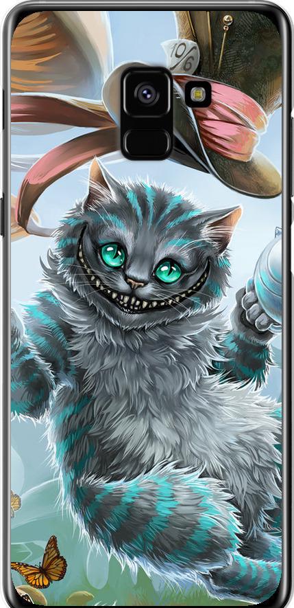 Чехол на Samsung Galaxy A8 Plus 2018 A730F Чеширский кот 2 (3993t-1345-42517) Чехол на Samsung Galaxy A8 Plus 2018 A730F Чеширский кот 2 (3993t-1345-42517)