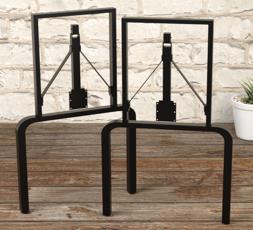 Ножки раскладные Арекс. для прямоугольного стола Черный (19419171)