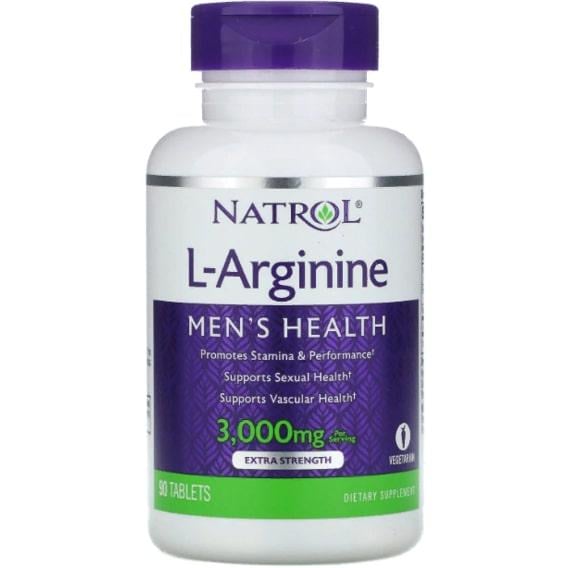 Аргинин Natrol L-Arginine 3000 мг 90 Tabs NTL-05234