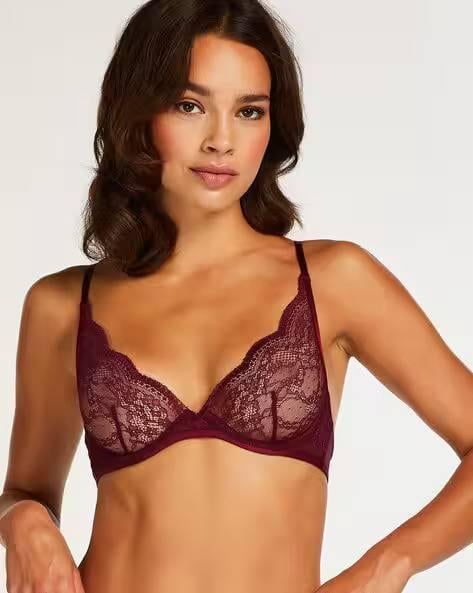 Бюстгальтер Hunkemöller Isabella 70C Бордовий