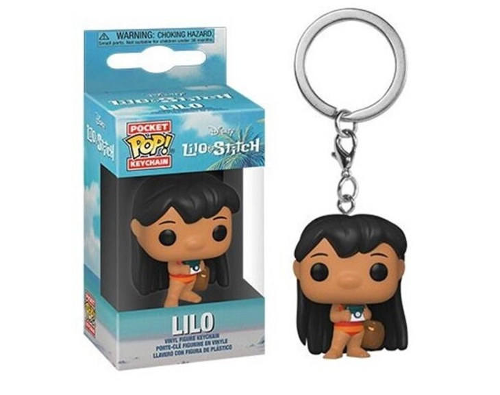 Фигурка-брелок Funko Pop Lilo and Stitch Lilo with camera 4 см (LS L 1047) - фото 2