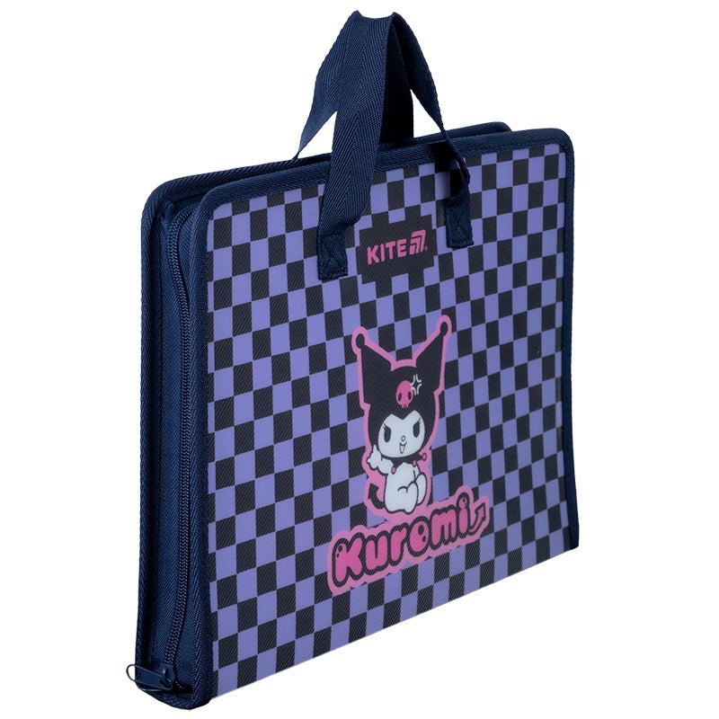 Папка-портфель на молнии KITE Kuromi A4 (HK25-202-2) - фото 3 Папка-портфель на молнии KITE Kuromi A4 (HK25-202-2) - фото 3