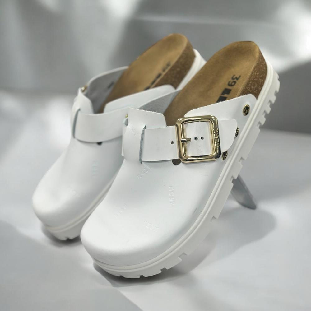 Сабо жіночі Leon р. 39 Білий (6000 (1) - фото 4