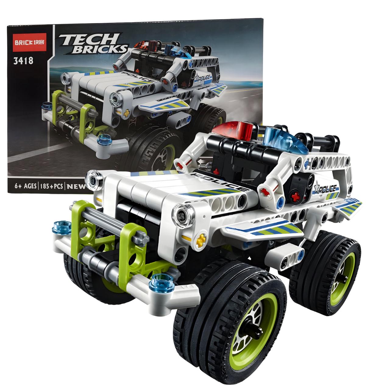 Конструктор Tech Bricks Полицейский перехватчик 185 деталей (JS3418) - фото 3 Конструктор Tech Bricks Полицейский перехватчик 185 деталей (JS3418) - фото 3