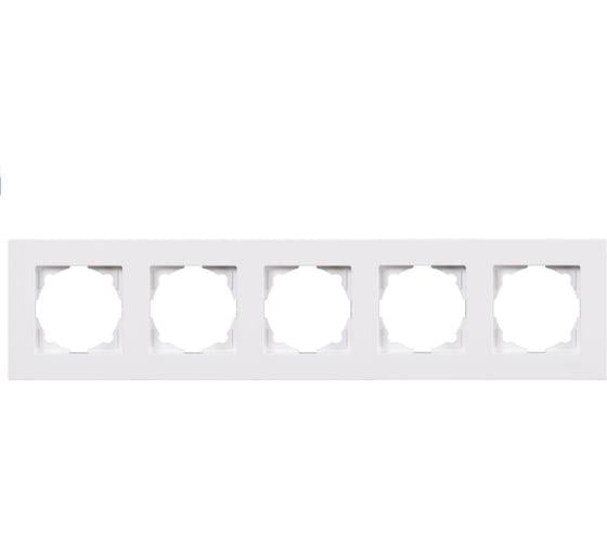 Рамка 5-местная Gunsan Eqona 1401100000146 Белый Рамка 5-местная Gunsan Eqona 1401100000146 Белый
