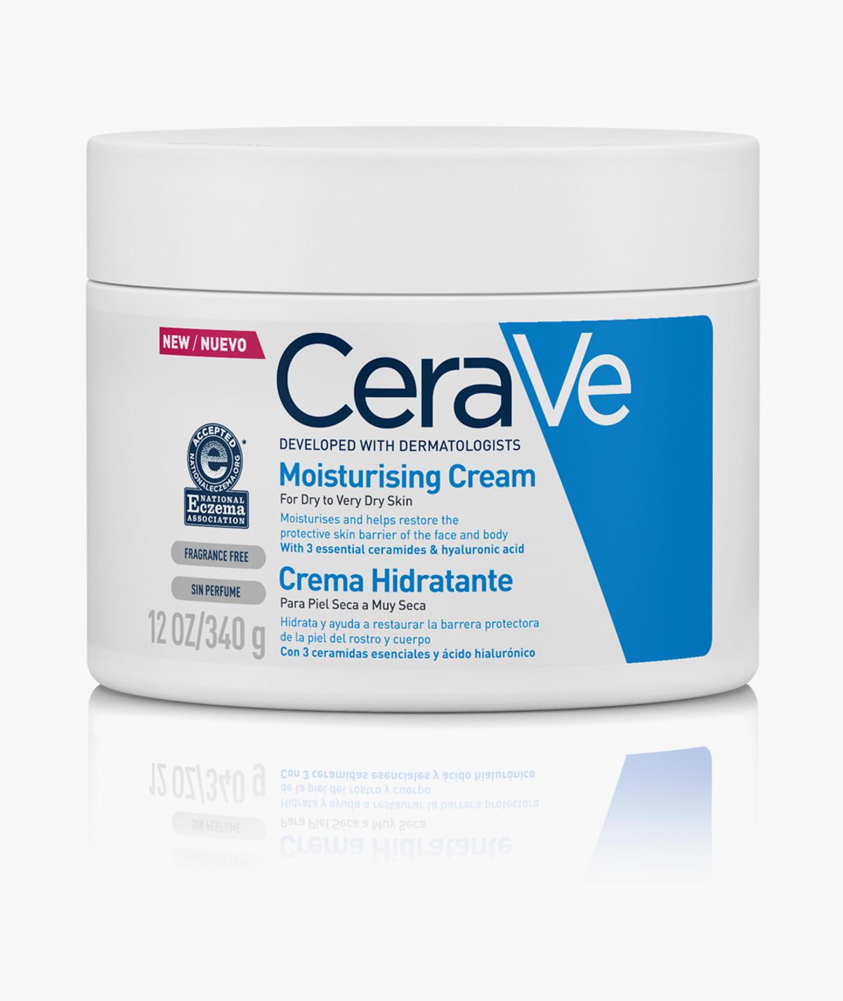 Крем зволожуючий для обличчя та тіла CeraVe для сухої та дуже сухої шкіри 340 г (7618687)