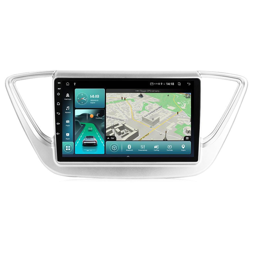 Магнитола штатная BACAR для Hyundai Accent Solaris silver 2017-2018 2/32Gb Optimal (1581558)