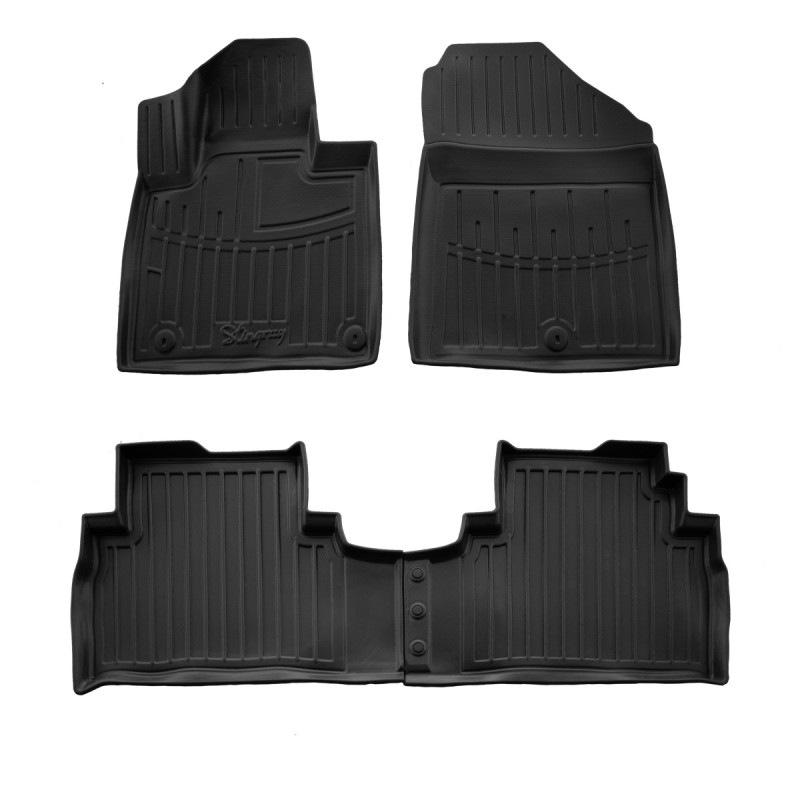Коврики Stingray 3D для Kia Sorento III UM 2014-2020 гг. полиуретан 4 шт. Черный (128799)