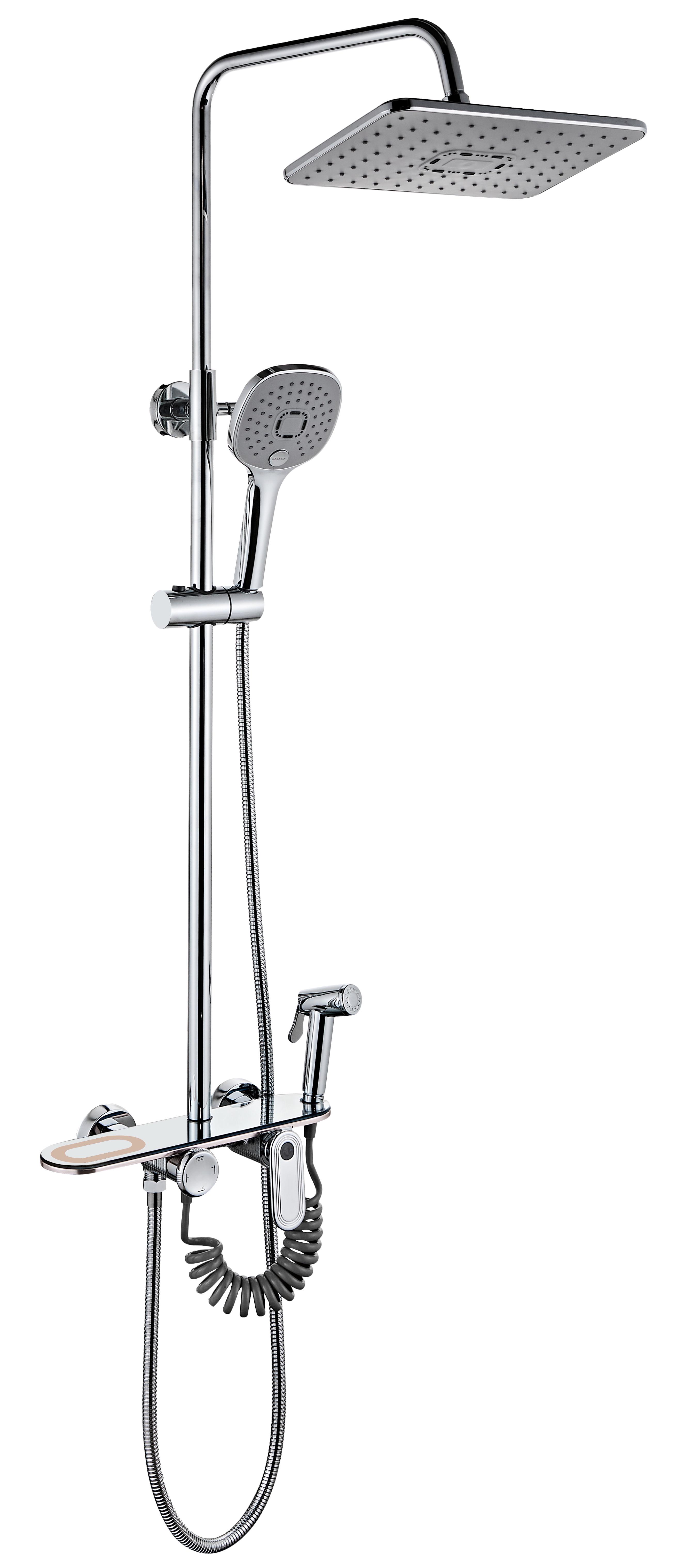 Душевая система Globus Lux BETTA GLBE-2002 с верхним душем и гигиенической лейкой (000031787)