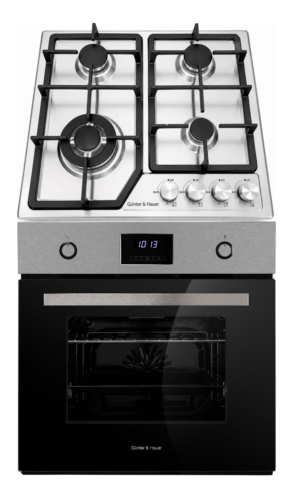 Шкаф духовой Gunter&Hauer EOM 857 BTELс варочной газовой поверхностью Gunter&Hauer GH 609 IX Шкаф духовой Gunter&Hauer EOM 857 BTELс варочной газовой поверхностью Gunter&Hauer GH 609 IX