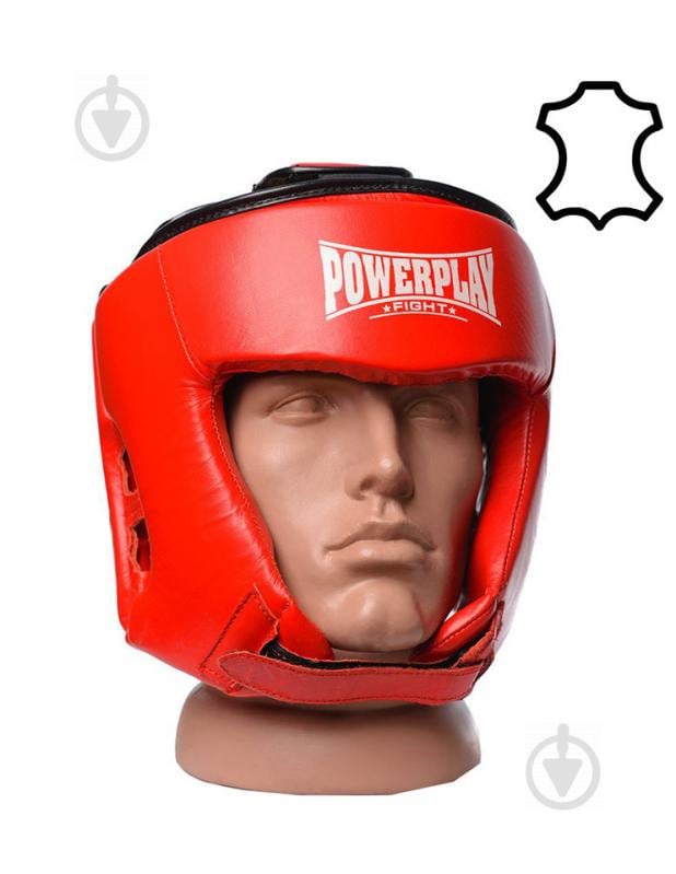 Боксерський шолом турнірний PowerPlay 3049 L Червоний (PP_3049_L_Red)