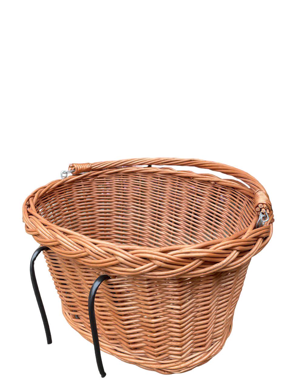 Велосипедная корзина з лози 36x30x21 см (12788319) Велосипедная корзина з лози 36x30x21 см (12788319)