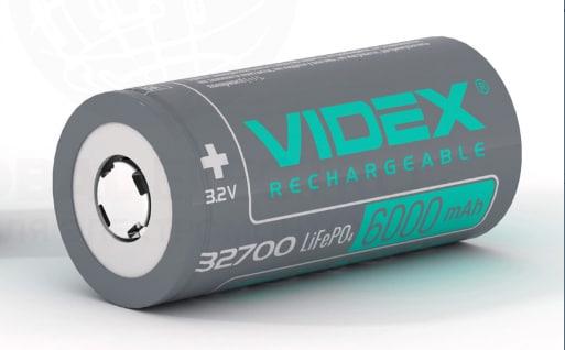 Аккумулятор Videx LiFePO4 32700 без защиты 6000 mAh (25898339) Аккумулятор Videx LiFePO4 32700 без защиты 6000 mAh (25898339)