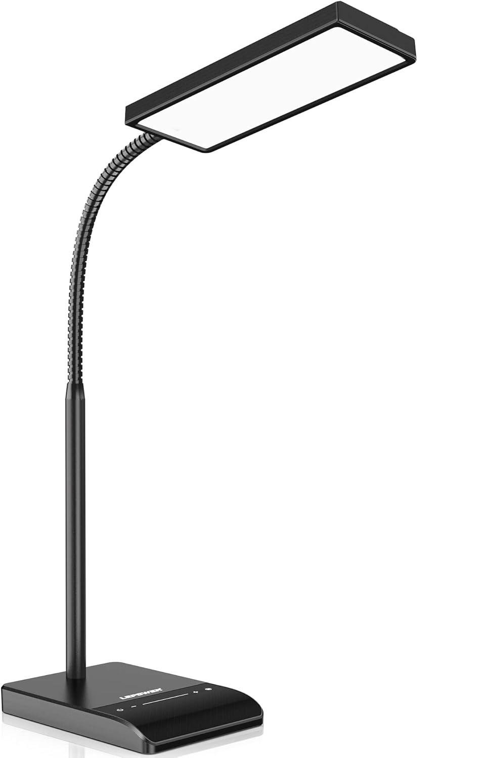 Настольная светодиодная лампа гибкая LEPOWER Desk Lamp 800LM LED Black Настольная светодиодная лампа гибкая LEPOWER Desk Lamp 800LM LED Black