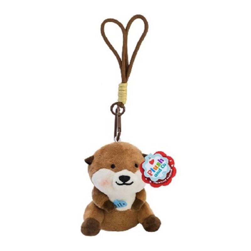 Мягкая игрушка-брелок Plush and Co Видря Коричневый (IY-189-Y-470)