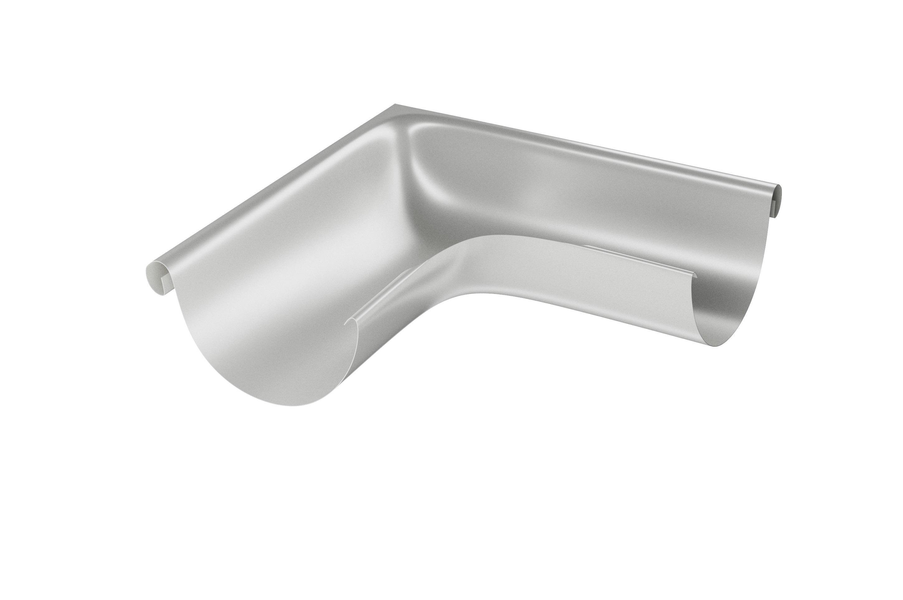 Угол желоба Forostina внутренний/наружный 90° 128 мм RAL 9010 Белый (vo-24925/63)