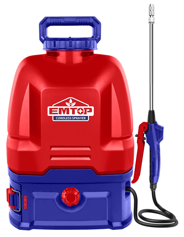 Опрыскиватель аккумуляторный ранцевой EMTOP ESPLI20162 Опрыскиватель аккумуляторный ранцевой EMTOP ESPLI20162