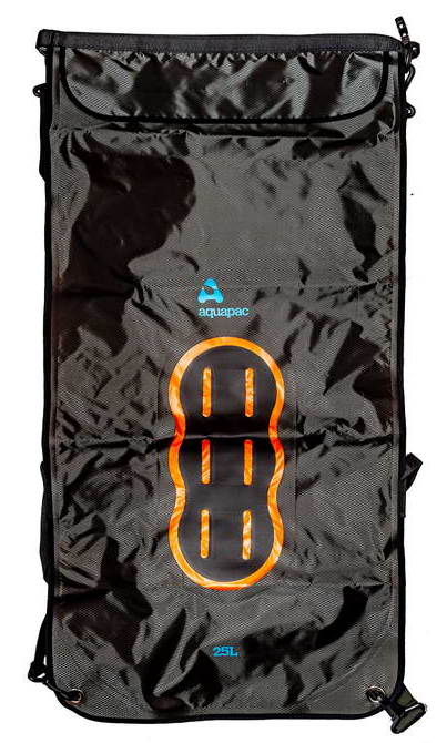 Гермомешок-рюкзак водонепроницаемый AQUAPAC 778 Noatak Wet And Drybag 25 л Серо-оранжевый