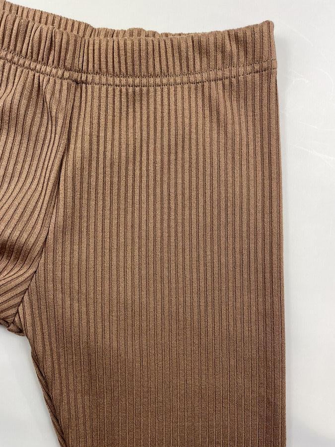 Лосины в рубчик для девочки Semejka 0303 152 см Мокко (104769) - фото 3