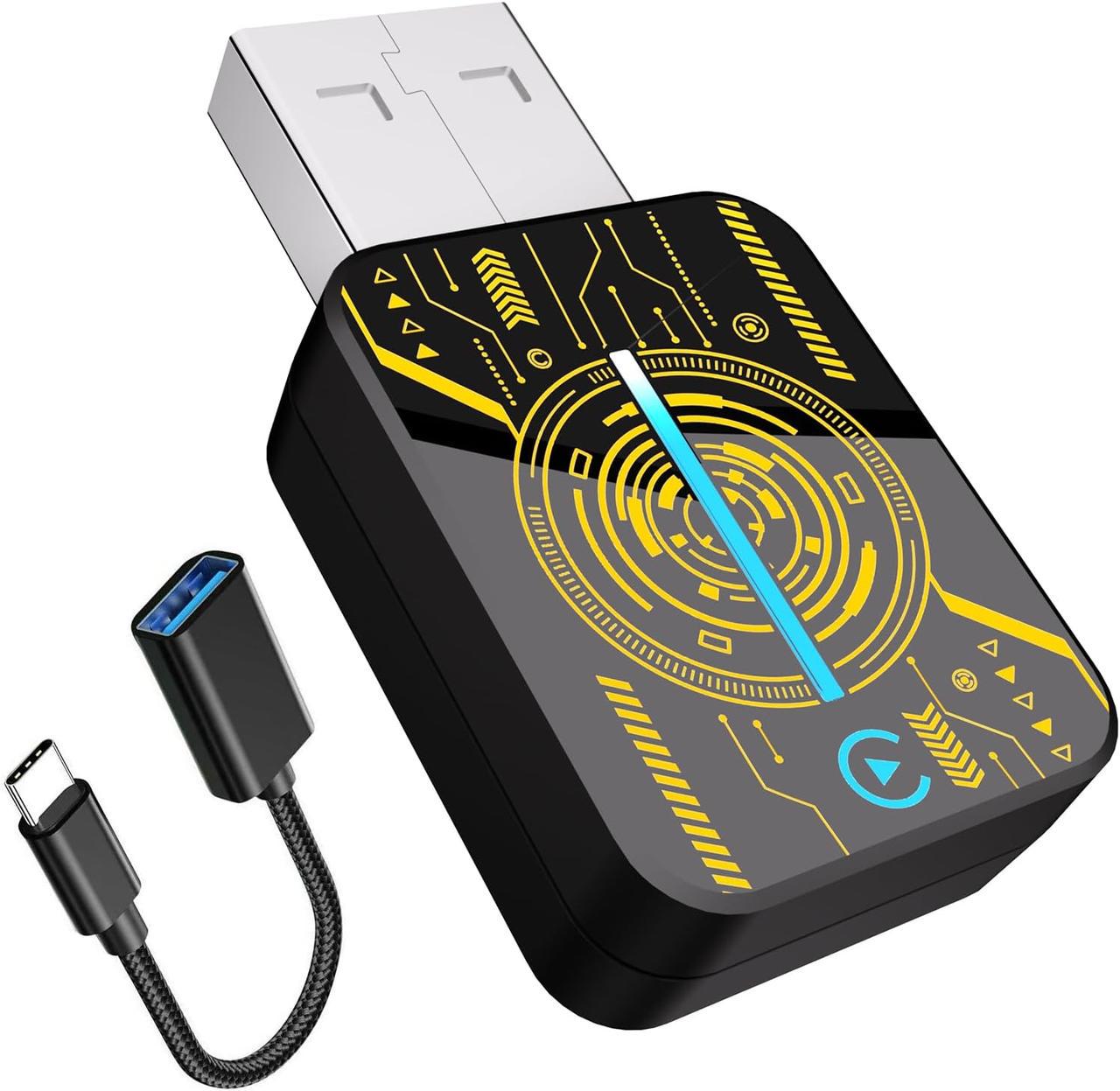 Адаптер компактный дизайн CarPlay/Android беспроводной