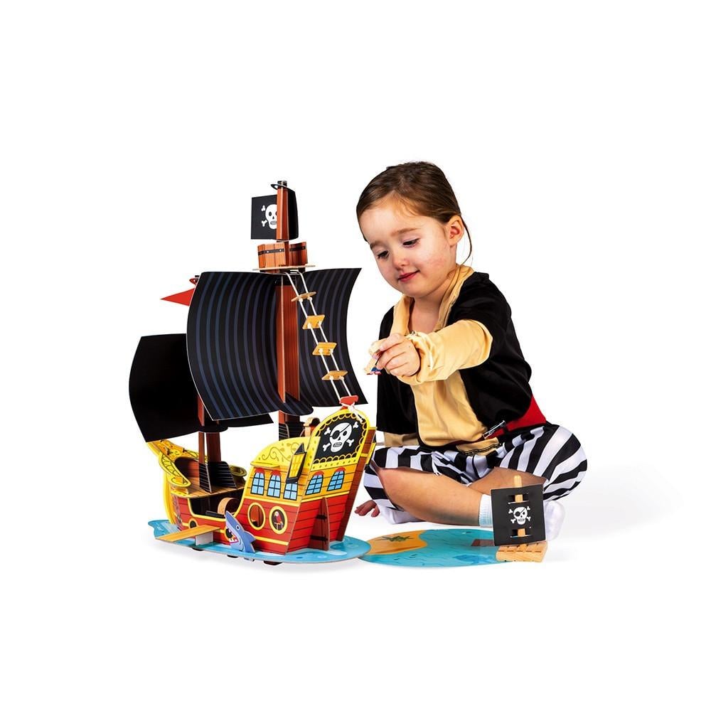 Ігровий набір 3D Піратський корабель Janod (iz15537) - фото 5