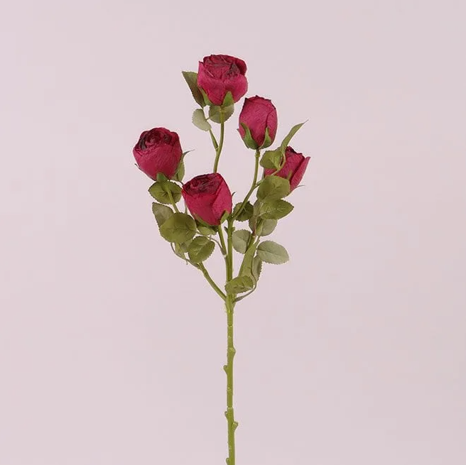 Ветка Розы Flora Красный (72925)