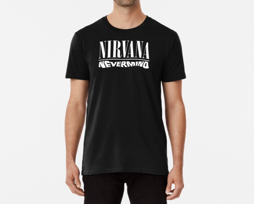 Футболка чоловіча Stedman з принтом Nirvana Nevermind XL Чорний (ПН99-4)