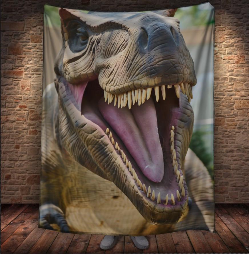 Плед с 3D принтом Динозавр 150х200 см (epi_1947)