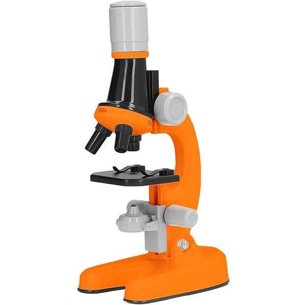 Микроскоп детский с 1200х увеличением 1013A-1 Оранжевый - фото 2 Микроскоп детский с 1200х увеличением 1013A-1 Оранжевый - фото 2