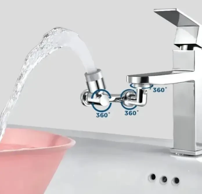 Аератор на кран із поворотною головкою 180 градусів (18774156) - фото 5 Аератор на кран із поворотною головкою 180 градусів (18774156) - фото 5