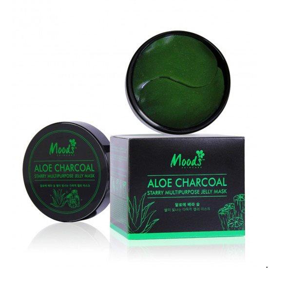 Гидрогелевые патчи Moods с алоэ и бамбуковым углем 60 шт. (8859128305649)