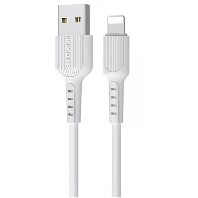 Кабель дата Borofone BX16 USB Lightning 1 м White (00000060122_1)