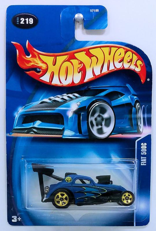 Игрушечная машинка Hot Wheels Fiat 500C 2003 №219 (57185)