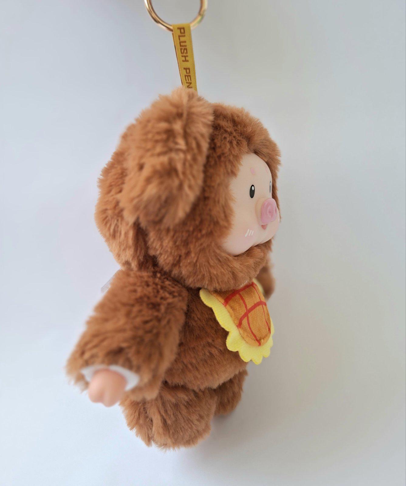 Игрушка плюшевая свинка 18 см Коричневый (SAM-2144) - фото 7