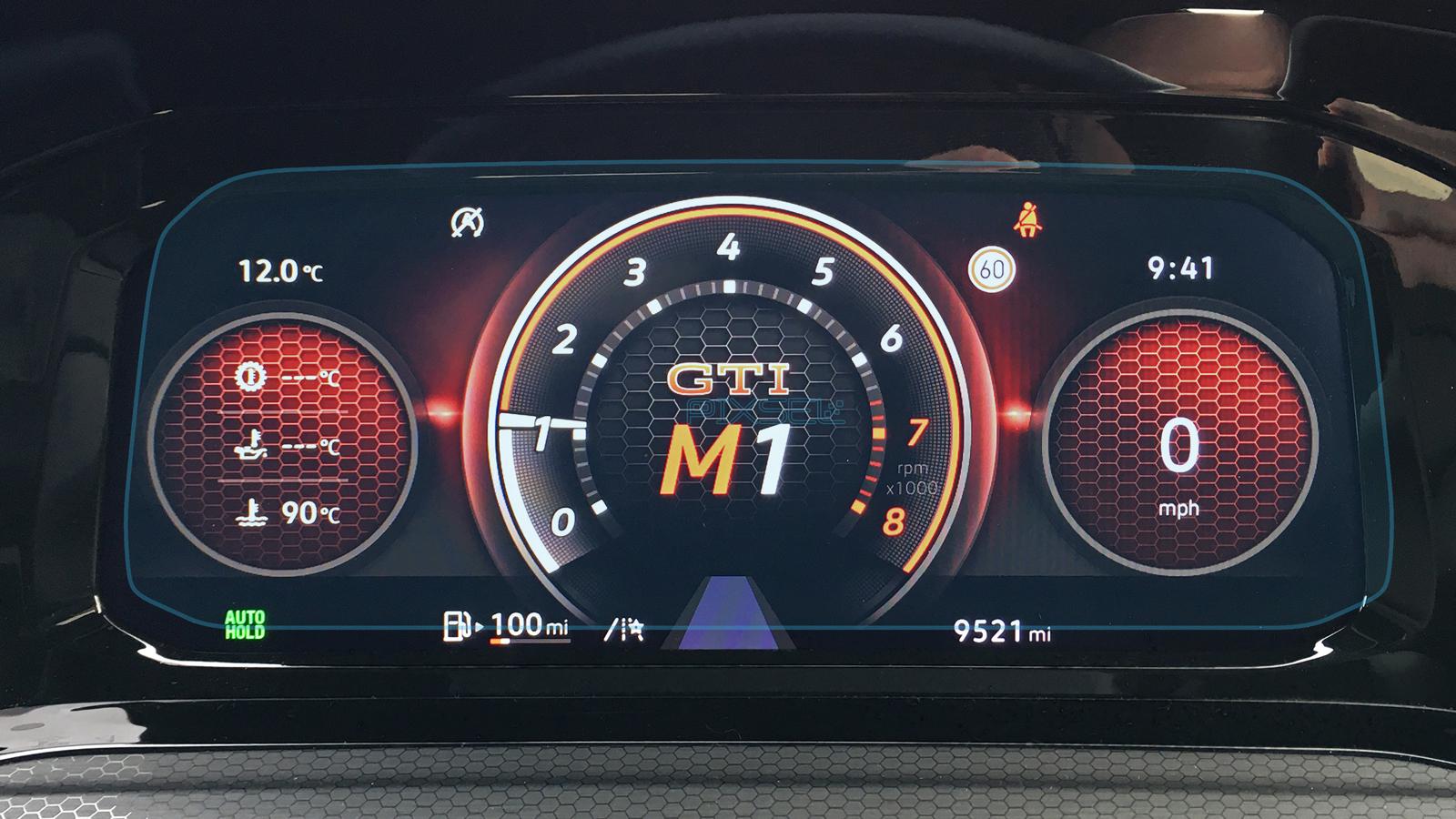 Защитное стекло Pixsel гибридное матовое на панель приборов Volkswagen GOLF 10" 2020 Защитное стекло Pixsel гибридное матовое на панель приборов Volkswagen GOLF 10" 2020