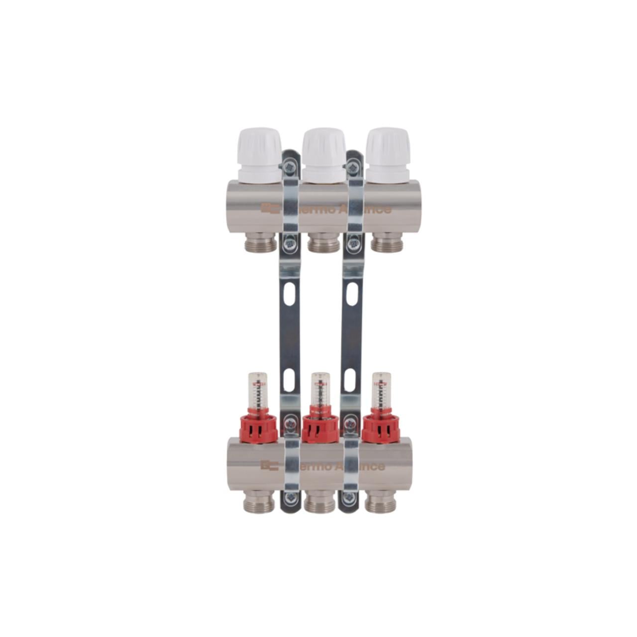 Коллектор с расходомерами Thermo Alliance Standart 1" 3 выхода (SD235W3)