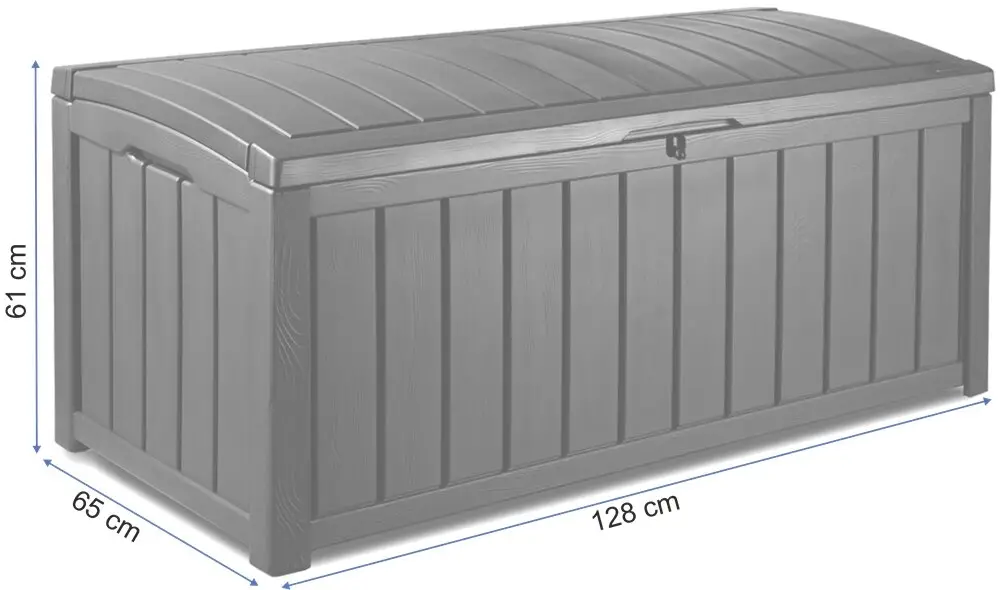 Скриня садова для зберігання Glenwood Deck Box Keter 390 л Коричневий (CNT00008906) - фото 5