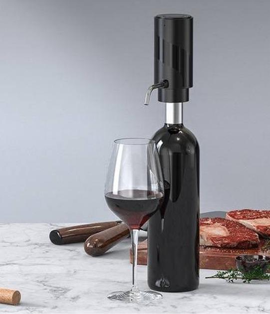 Помпа електронна для вина з акумулятором для пляшки (KD-7) - фото 5