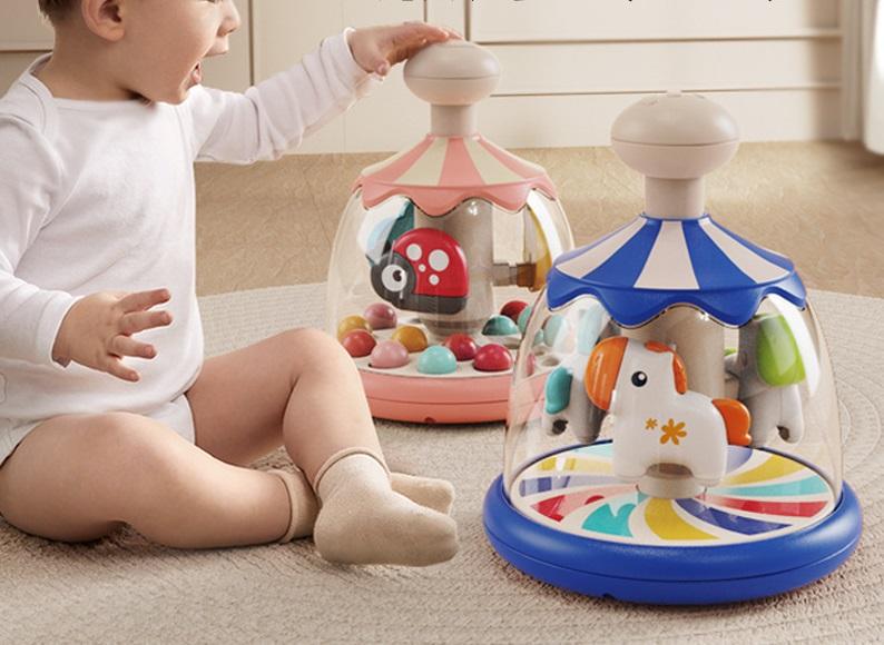 Детская игрушка Волчок Синий - фото 4