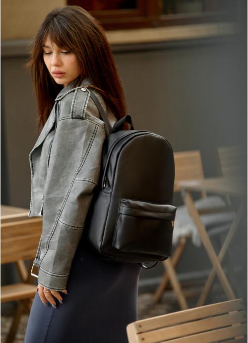 Городской рюкзак женский Sambag классический Черный (11020271437)